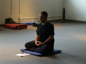 laith leading meditation class